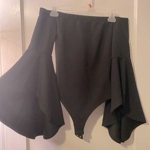Bell sleeve bodysuit